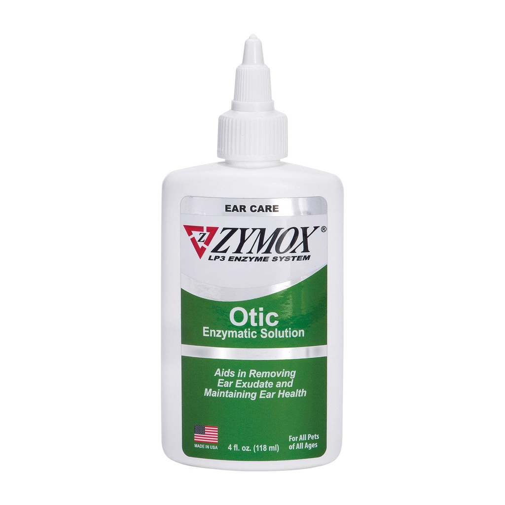 애완 동물 킹 브랜드 Zymox Otic Enzymatic 솔루션 개와 고양이에 대한 Soothe Ear Infections 없이 Itch Relief, 4oz
