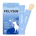 의사 으로 FELYSIN L-Lysine for Cats Lickable Immune Support Supplement Allergy Relief, Sneezing, Runny Nose, 콜드, Watery Eyes Respiratory Health with Beta-Glucan & Taurine – 30 개별적으로 포장