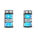 BPI 스포츠 RoxyLean 극단적 인 뚱뚱한 가열기 & Nite 불타는 야간 뚱뚱한 가열기 & 잠 지원, 60Count & 30 서빙