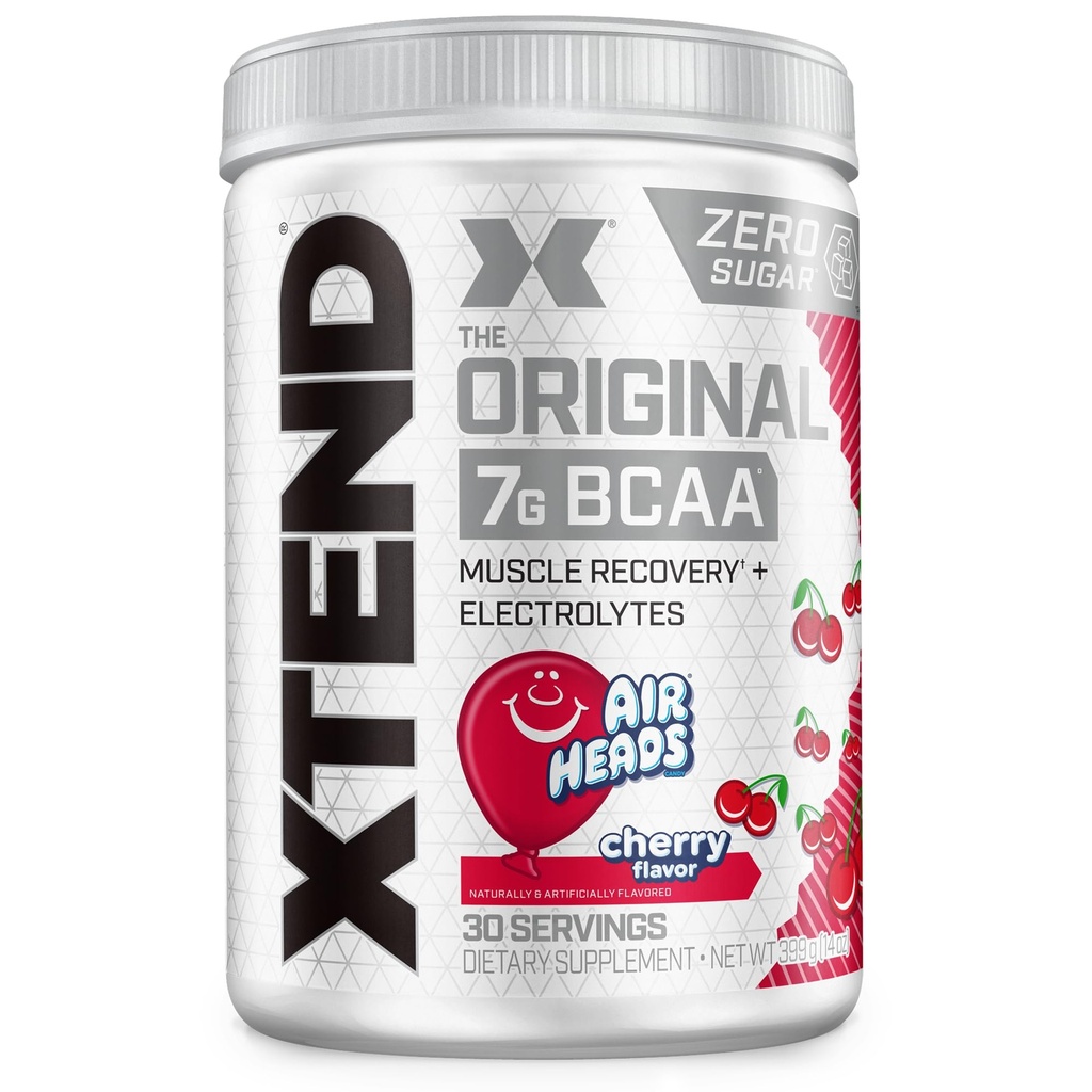 근육 회복 Hydration와 Lean 근육, 설탕 자유로운 Intra 및 포스트 운동 음료를 위한 Xtend 본래 BCAA 분말, 7g BCAAs 및 2.5g L 글루타민, 30의 서빙