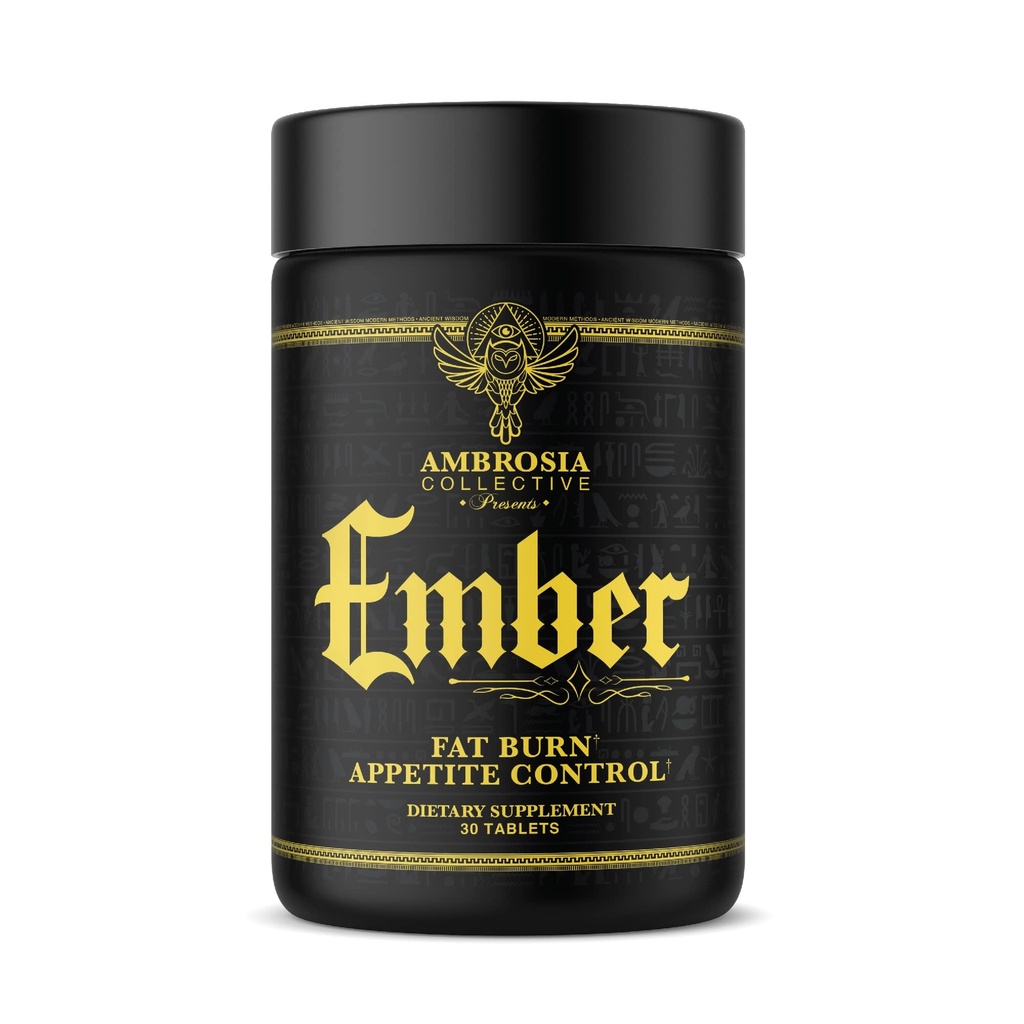 Ambrosia Ember Thermogenic 뚱뚱한 가열기 캡슐 | 남성과 여성을 위한 식욕 지원 | CapsiMax, African Mango & CoQ10 | 건강한 무게 관리 | 60 캡슐 (30 일 공급)