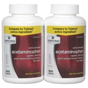 일원 표 Acetaminophen, 1200의 모자, 고통 Reliever, 500 mg