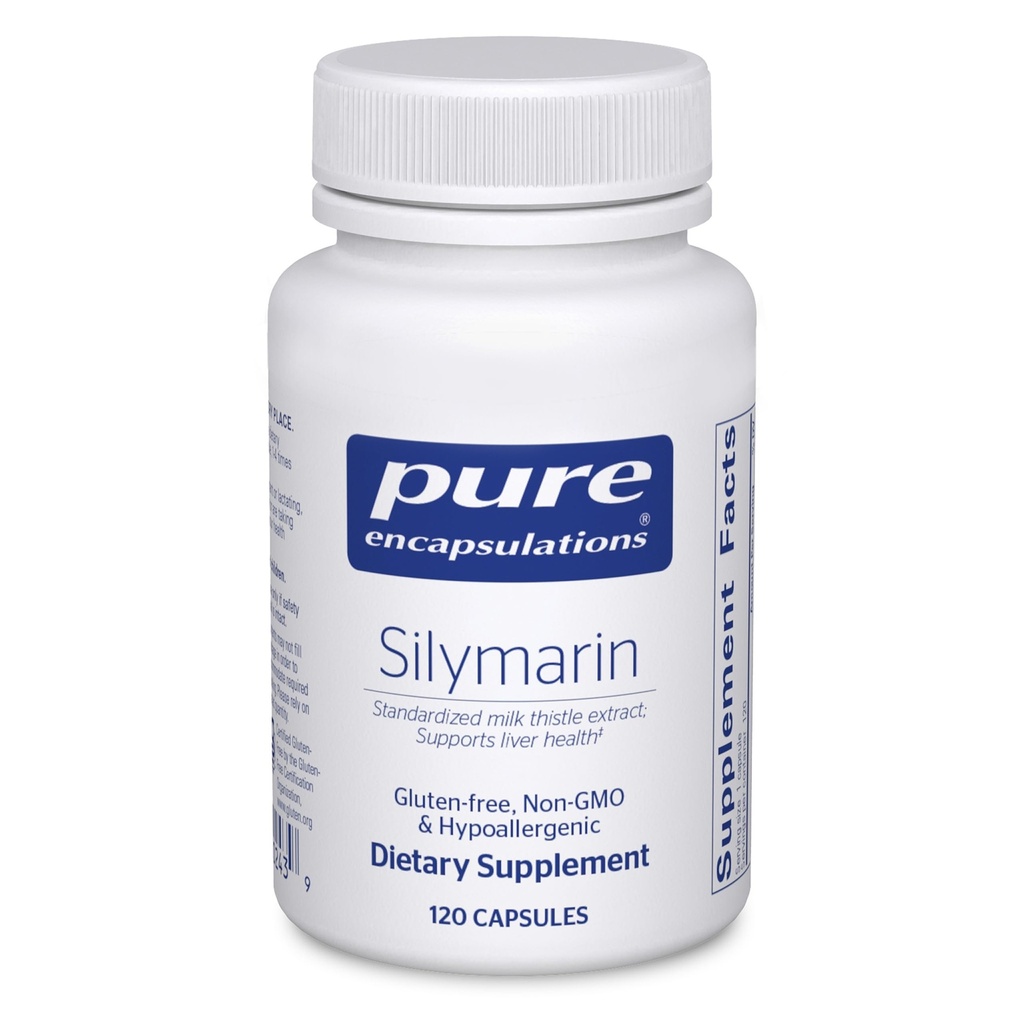 순수한 캡슐에 넣기 Silymarin - 캡슐 당 250 mg 우유 이틀 - 간병 건강 지원 - 산화 방지제 보충교재 - 비 GMO & 간병 - 120의 캡슐