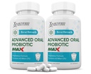 Justified Laboratories (2 팩) 최고의 호흡 최대 40 억 CFU Probiotic 구두 지원 120 캡슐