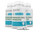 Justified Laboratories (3 팩) 최고의 호흡 1.5 억 CFU Probiotic 구두 지원 180 캡슐