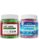 아연 Gummies & Liposomal L Theanine 500mg Gummies