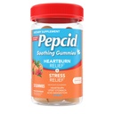 Pepcid Soothing Antacid Gummies, Heartburn Relief + Occasional Heartburn, Upset Stomach 및 Lemon Balm Extract, Tricalcium Phosphate, Peach-Raspberry, 32 ct과 함께 산성 섭취