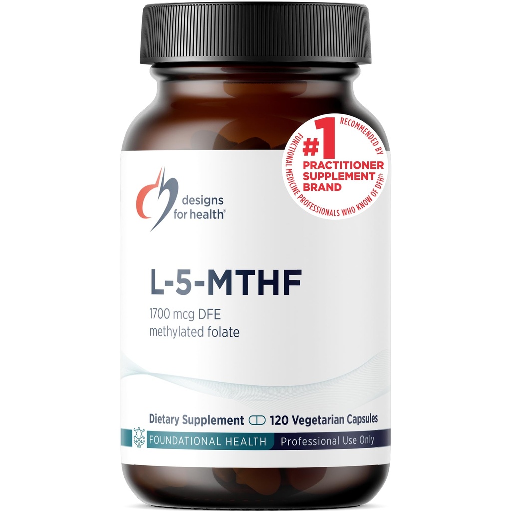 건강 L 5-MTHF를 위한 디자인 - Quatrefolic L Methylfolate 보충교재 1mg (1700mcg DFE) - 여자 & 남자를 위한 메틸을 입힌 Folate 보충교재 - 메틸화 - 메틸화 - 비 GMO, 글루텐 자유로운 (120의 캡슐)를 지원합니다