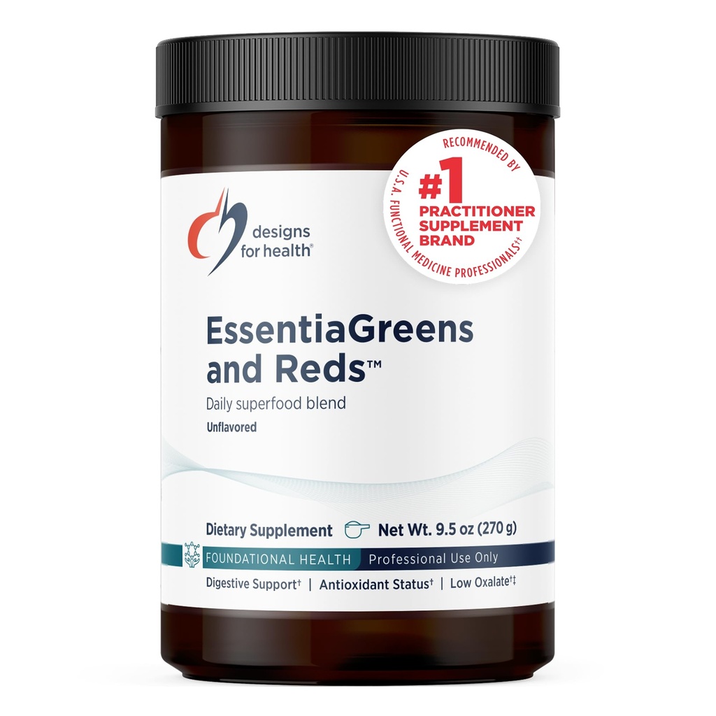 건강 EssentiaGreens 및 Reds (Unflavored, 30 서빙), Spirulina, Kale, Apple & More와 Vegan Superfood Powder, Daily Nutrition 및 Digestive Health