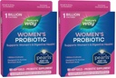 Nature's Way Women's Probiotic Pearls, Women's and Digestive Health* 지원, Occasional Constipation & Bloating*, 1억 라이브 문화, 90 Softgels, (패키지 2)