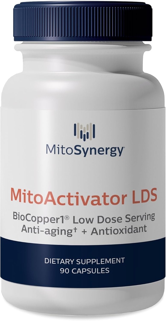 MitoActivator BioCopper1 Cu1 (Cunermuspir) LDS - 낮은 복용량 서빙 0.1mg Bioavailable 구리 - 민감한 사용자에 대 한 Tick 면역 지원 Herxheimer 반응을 최소화