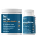 박사 Tobias Colon 매일 건강 & Vegan 오메가 3 조류 기름 - Psyllium Husk 및 DHA EPA 오메가 3s, Vegan, Non-GMO를 가진 소화 웰빙 및 매일 건강 지원