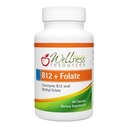 웰빙 자원 B12와 Folate 보충교재 - 메틸 B12 1000년 & 높은 흡수를 위한 메틸을 입힌 Folate, 글루텐 자유로운, Immune 지원 보충교재, B12 및 MTHFR를 위한 Folate, 5-MTHF