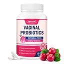 여성을 위한 ZEBORA 질 Probiotics 100억 CFUs, Digestive Health & Vaginal PH Balance & Urinary Tract Health를 위한 Probiotics, 유기 크랜베리 & Prebiotics와 더불어, 90의 Veggie 캡슐