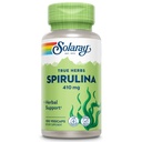 SOLARAY Spirulina 410mg | 조류 슈퍼 푸드 지원 에너지, 활력 및 전반적인 건강 | 100ct, 100 Serv.