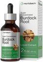 Horbäach Burdock Root Tincture | 2 fl oz | 슈퍼 농축 허브 추출물 | 채식주의, 비 GMO, 글루텐 무료, 알코올 무료
