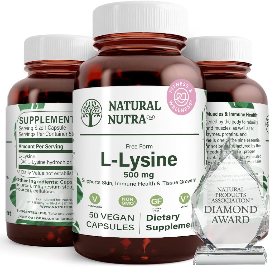 자연적인 Nutra L Lysine HCl는, 뼈 건강 및 성장, 지원 피부 건강을 승진시킵니다, 비타민 C 흡수를 개량하고, 교원질을 건축하는 도움, 칼슘 흡수, 비 GMO, 채식주의자, 500 mg, 50의 캡슐을 개량합니다.