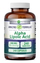 놀라운 수식 알파 Lipoic 산 300 mg 캡슐 보충 | Non-GMO | 글루텐 무료 | 미국에서 제작 (240 개)