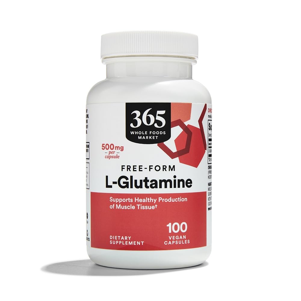 전체적인 음식 시장, L 글루타민 500mg, 100 ct에 의하여 365
