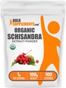 BulkSupplements.com 유기 Schisandra 추출물 분말 - Schisandra 보충교재, Schisandra Berries, 초본 보충교재에서 - 글루텐 무료 - 1g, 100g (3.5 oz) (1의 포장)
