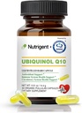 Ubiquinol CoQ10 50 mg의 액체 채워진 유기 캡슐, 높은 흡수 Coenzyme Q10 보충교재, 심장 건강 & 에너지 생산을 위한 산화 방지제, 30 조사
