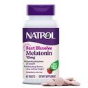 Natrol Melatonin 10mg 빠른 용해 정제 - 딸기 풍미, 60 조사, 수면 지원, 성인을위한 빠른 용해 Melatonin, 60 일 공급