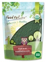 살아있는 유기 Spirulina 분말에 음식, 4 파운드 — 비 GMO, Kosher, 익지않는 파란 녹색 조류, Vegan Superfood, 대량, 비 Irradiated, 순수한 Vegan 녹색 단백질, 비타민 & 무기물에서 부유한, 음료를 위해 중대한