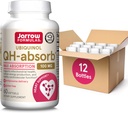 Jarrow 공식 QH-Absorb 100 mg 최대 흡수 CoQ10 Ubiquinol- 60의 서빙 (Softgels)까지 - 지원 Mitochondrial 건강, 세포 에너지 생산 & 건강한 심장 혈관 기능, 12의 팩