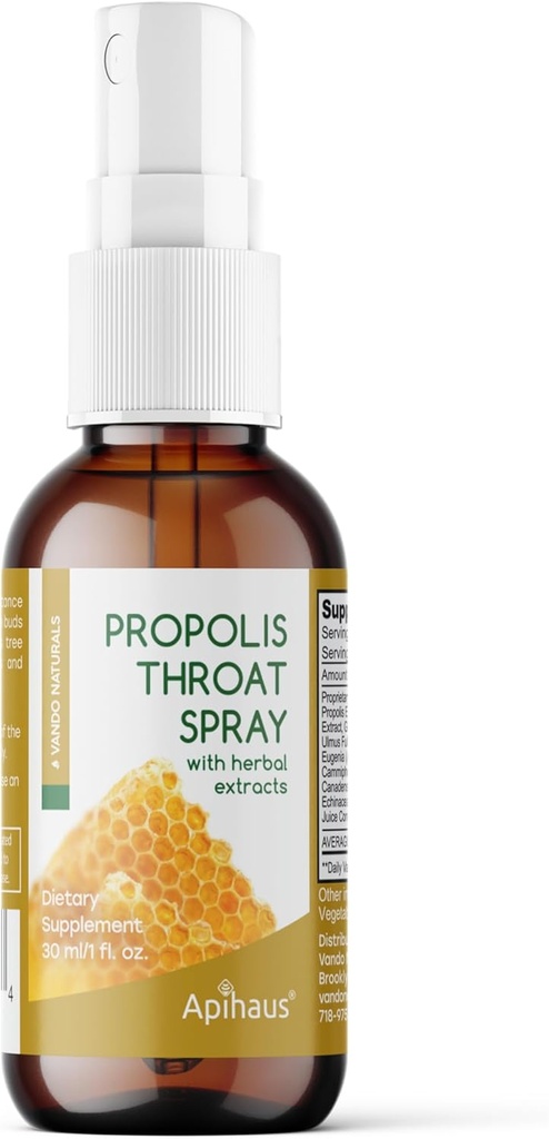 Propolis & 허브 스로트 스프레이, 1 유체 오닉스