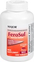 주요 FeroSul - 철 황산염 325 mg 정제 - 여성과 남성을위한 철 보충 - 특별히 코팅 된 쉬운 토 얕은 정제 - 빨간색 - 1000 기타 제품