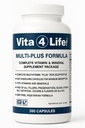 Vita4Life!® Bariatric Multivitamins Multi-Plus Formula | 483% Iron Support | 360 Fast-Absorbing Capsules | Gastric Bypass & Sleeve 환자용 비타민 B 복합체 | 미국제
