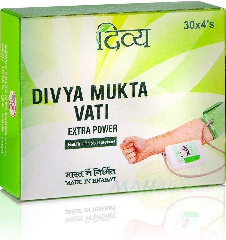 본래 Patanjali Divya Muktavati, 여분 힘 120 조사, Ayurvedic, 100% 자연적인