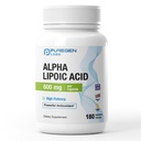 Puregen Labs 알파 Lipoic Acid 600mg [고전력] 총 360 Veggie Caps, 산화 방지제 지원 | Harmful additives | Non-GMO, NO Gluten 및 Dairy, 캡슐 당 600mg - 미국 - 2 팩