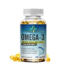 3배 힘 Omega-3 2160mg + EPA 1296mg + DHA 864mg + 건강한 심장/보통 지원을 위한 자연적인 보충교재, 120 Softgels, 60 일 공급