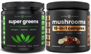 NutraChamps 슈퍼 그린 & 슈퍼 버섯: 궁극적 인 두뇌, Gut & 바디 부스트