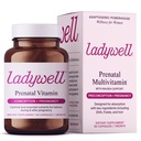 Ladywell Prenatal Multivitamin | Conception, Pregnancy & Postpartum | DHA, Folate & Iron을 포함한 주요 성분 | 전문적으로 공식화 및 테스트 | Nausea Support, 60 Ct의 흡수용으로 설계