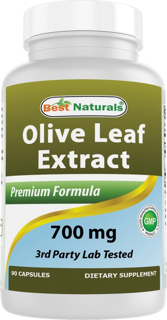 제일 자연적인 올리브 잎 추출물, 700 Mg, 90 조사