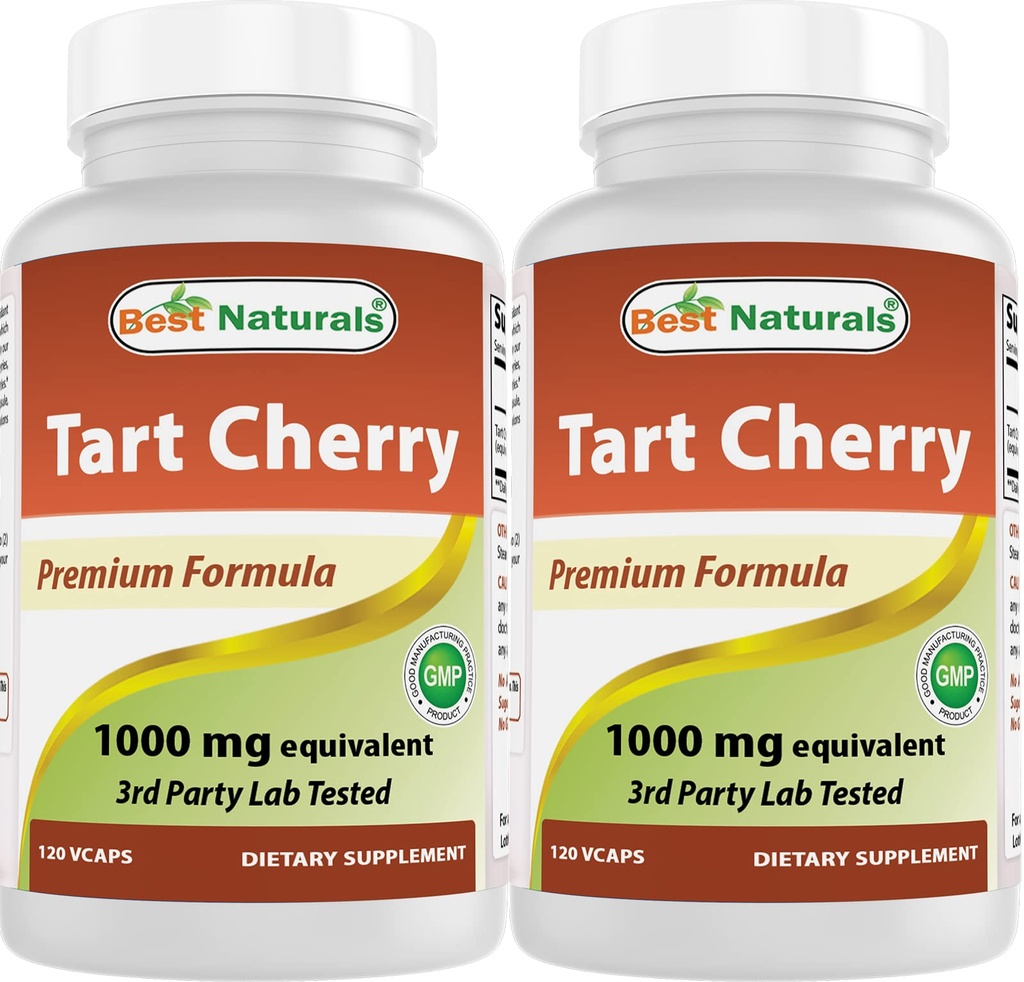 최고의 Naturals Tart Cherry Extract 1000 mg 120 캡슐 (120 개)