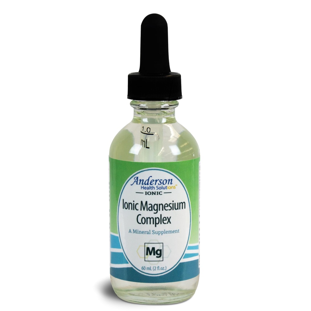 Anderson New Ionic Magnesium Complex, Liquid Magnesium Supplement, Trace Mineral Drops, 30 서빙 (2 oz)