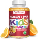 훌륭한 비타민 Co. Complete DHA Gummies for Kids | with Omega 3 6 9 + DHA, 비타민 C | 건강한 두뇌 기능, Vision & Heart Health | 글루텐 프리, 채식 | 60 구미