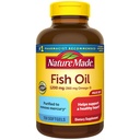 Nature Made Fish Oil Omega 3 보충제, 1200 mg Softgels, 건강한 심장 지원을위한 오메가 3 생선 기름, 150 Softgels, 75 일 공급