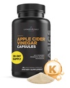 Livingood 매일 Apple Cider Vinegar 캡슐 어머니 (1500mg) - ACV 여성 및 남성을위한 Probiotics & 칼륨과 알약 - Gut Health, Digestion, Appetite & Weight - Vegan, 90 캡슐 지원
