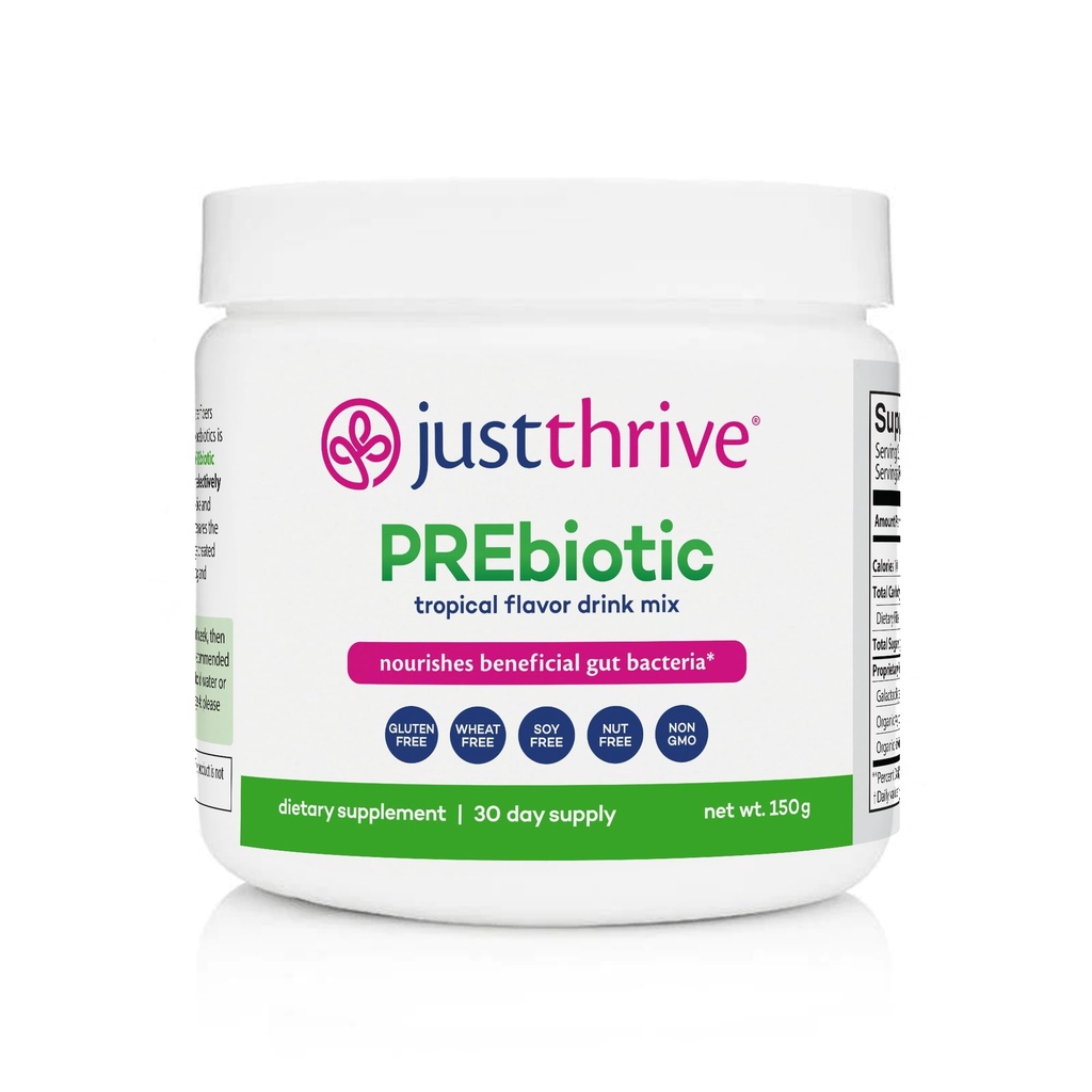 Just Thrive PREbiotic Powder - 소화 및 면역 지원 보충, 150 g