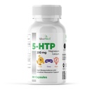 5-HTP 200 MG 플러스 칼슘 및 마그네슘 무드, 수면 및 뇌 기능 - 서빙 당 1 캡슐, 60 캡슐