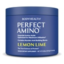 BodyHealth PerfectAmino Powder - 사전 및 포스트 운동을위한 BCAA 및 EAA 분말 - 남성과 여성을위한 아미노산 에너지 음료는 Lean 근육과 회복을 지원하기 위해 - 레몬 라임 - 30 서빙