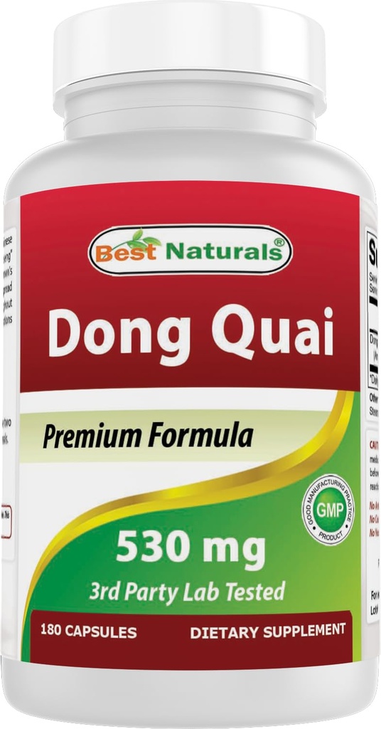 제일 자연적인 Dong Quai 530 mg 180 캡슐