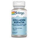 알파 Lipoic 산과 Hyaluronic 산을 가진 SOLARAY 교원질 Keratin - 유형 I, II 및 III 교원질 알약 - 머리, 피부, 못 및 합동 건강 지원 - 30의 서빙, 60의 캡슐