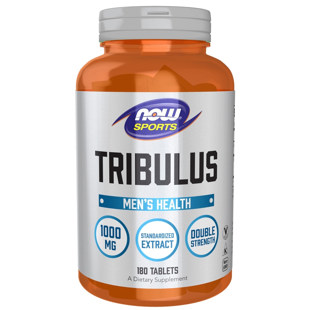 NOW 식품 스포츠 영양, Tribulus (Tribulus terrestris) 1,000 mg, 이중 힘, 남성 건강, 180 정제