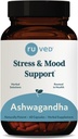 찢어진 Ashwagandha 캡슐 - 남자 & 여자를 위한 유기 Ashwagandha 뿌리 추출물 보충교재, Adrenal 건강과 전반적인 웰니스를 위한 알약 당 500mg - 60 채식 모자 (1개 조사)