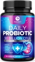 Probiotics 60 Billion CFU - 10 Strains + Digestive Enzymes & Prebiotics - 여성 및 남성을위한 최고의 Probiotics, 면역, 구트 건강, 갑상선 변비, Diarrhea, 가스 및 Bloating - 120 캡슐